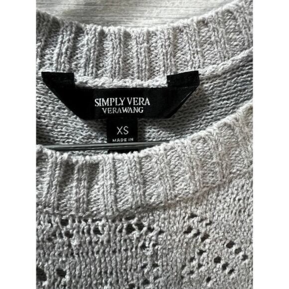 Women's Simply Vera Vera Wang Knitted Pullover XS - Picture 5 of 6